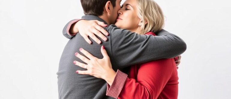 Роль прикосновений в отношениях: объятия, поцелуи, ласки